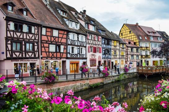 Flowered canals of Colmar