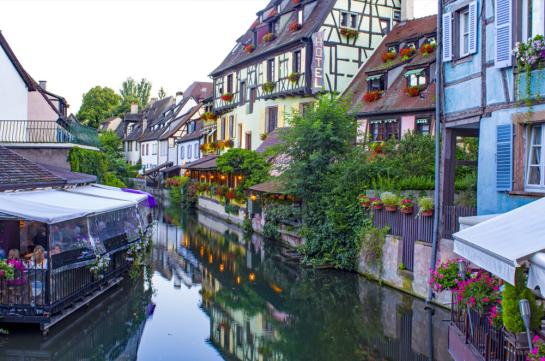 Colmar and its flowery canals