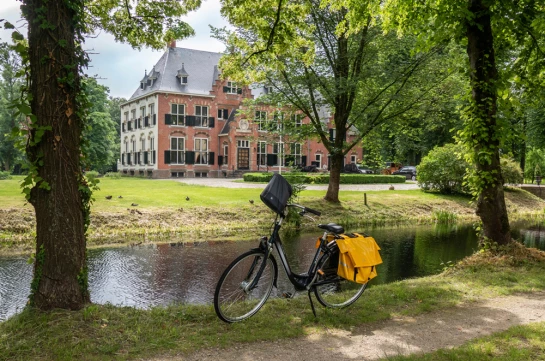 Netherlands cycling routes in the Frisian country