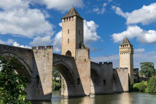The Valentré Bridge in Cahors
