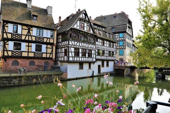 Half-timbered houses in Strasbourg