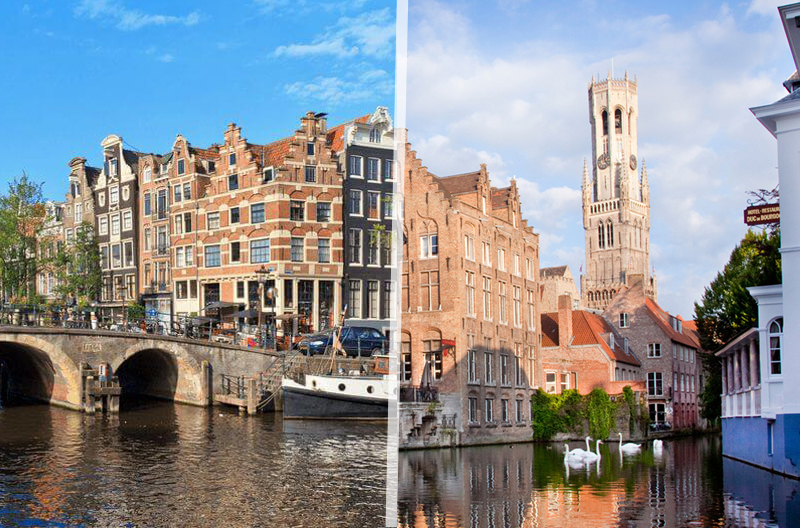 Amsterdam and Bruges by bike and boat - Clair de lune